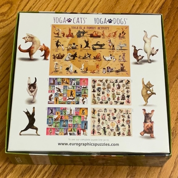 eurographics Yoga Park 300 Piece Puzzle Dogs and Cats - Picture 3 of 5